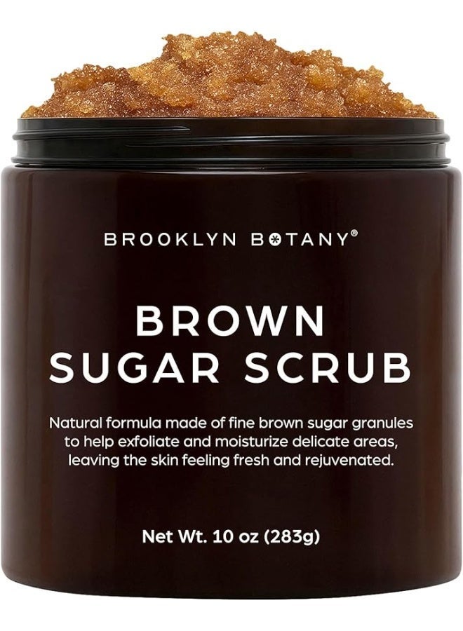 Brooklyn Botany Brown Sugar Body Scrub Exfoliating Body Scrub for Smooth Skin Body Care - Image 1